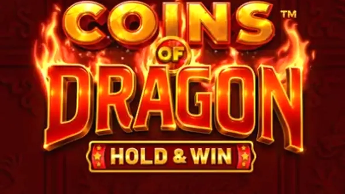 Tampilan visual slot Coins of Dragon – Hold & Win dengan tema naga emas